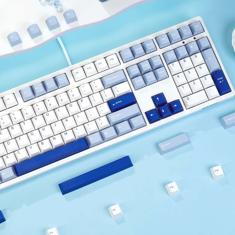 Akko Glacier 3108 V3 Wired Mechanical Keyboard (Akko Frost Pink)