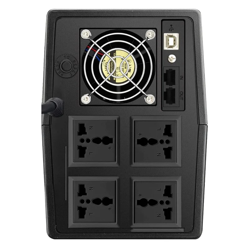 Prolink PRO1501SFCU-4U 1500VA 900W Super-Fast Charging Line Interactive UPS with Built-in AVR + 4x Universal Socket + USB Port