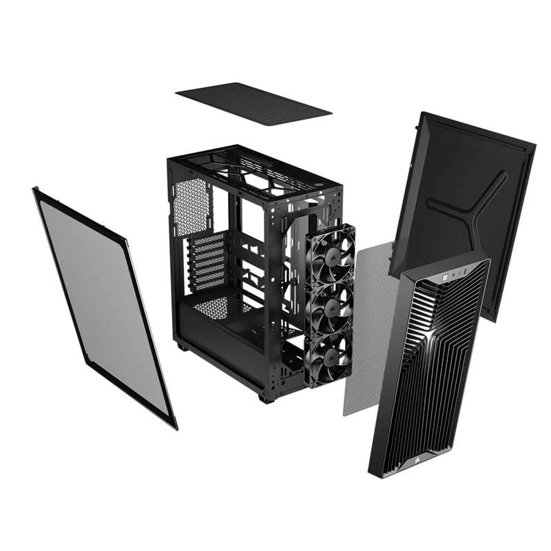 Corsair 3200D RS Mid-Tower ATX PC Case (Black, White)