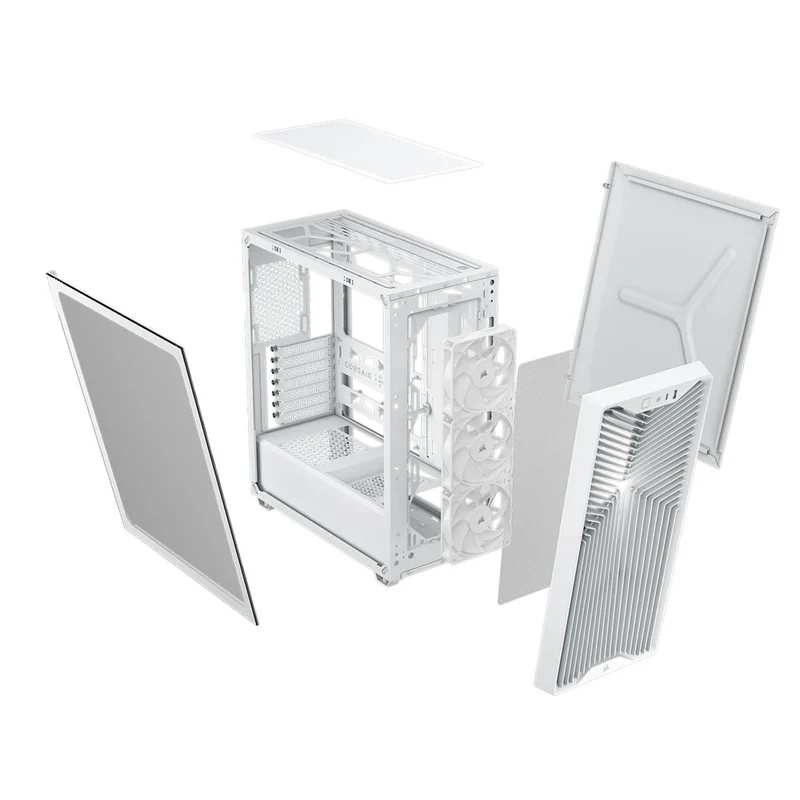 Corsair 3200D RS Mid-Tower ATX PC Case (Black, White)