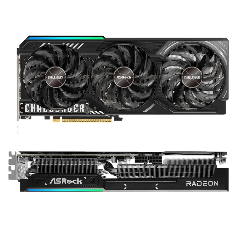 ASRock AMD Radeon RX 9070 XT Challenger 16GB GDDR6 Graphics Card