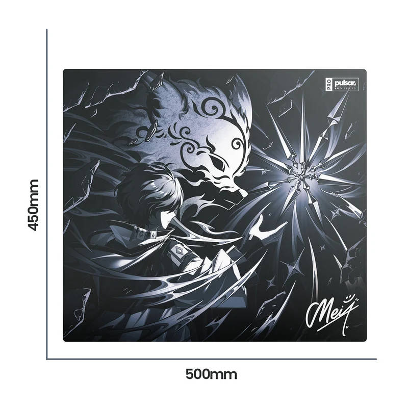 Pulsar Pro Series Meiy Glass Mouse Pad XLE (500x450mm) (SGPXLE3PROMY)