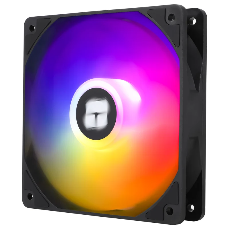 Thermalright TL-C12C-S 120mm PWM ARGB Case Fan - 5-Pack (Black, White)