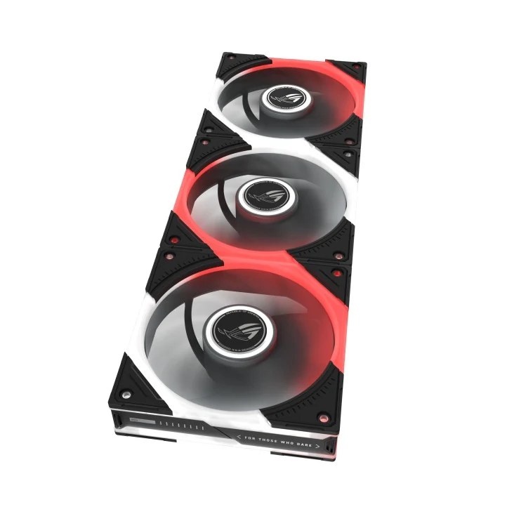 Asus ROG Eurux GR120 ARGB Fan CPU Cooling Fan (Triple Pack) (Black, White)