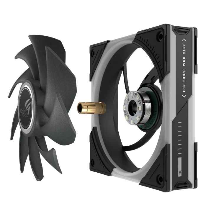 Asus ROG Eurux GR120 ARGB Fan CPU Cooling Fan (Triple Pack) (Black, White)