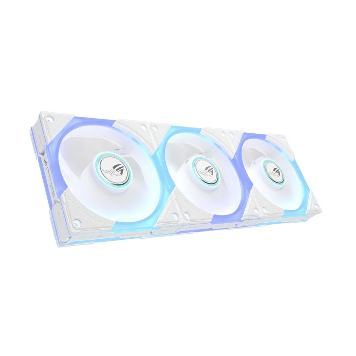 Asus ROG Eurux GR120 ARGB Fan CPU Cooling Fan (Triple Pack) (Black, White)