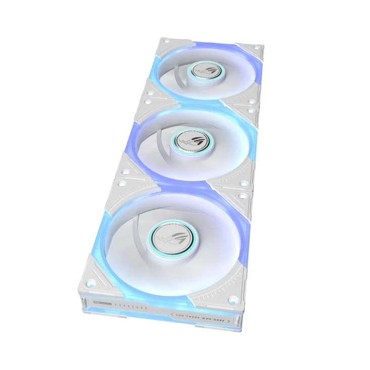 Asus ROG Eurux GR120 ARGB Fan CPU Cooling Fan (Triple Pack) (Black, White)