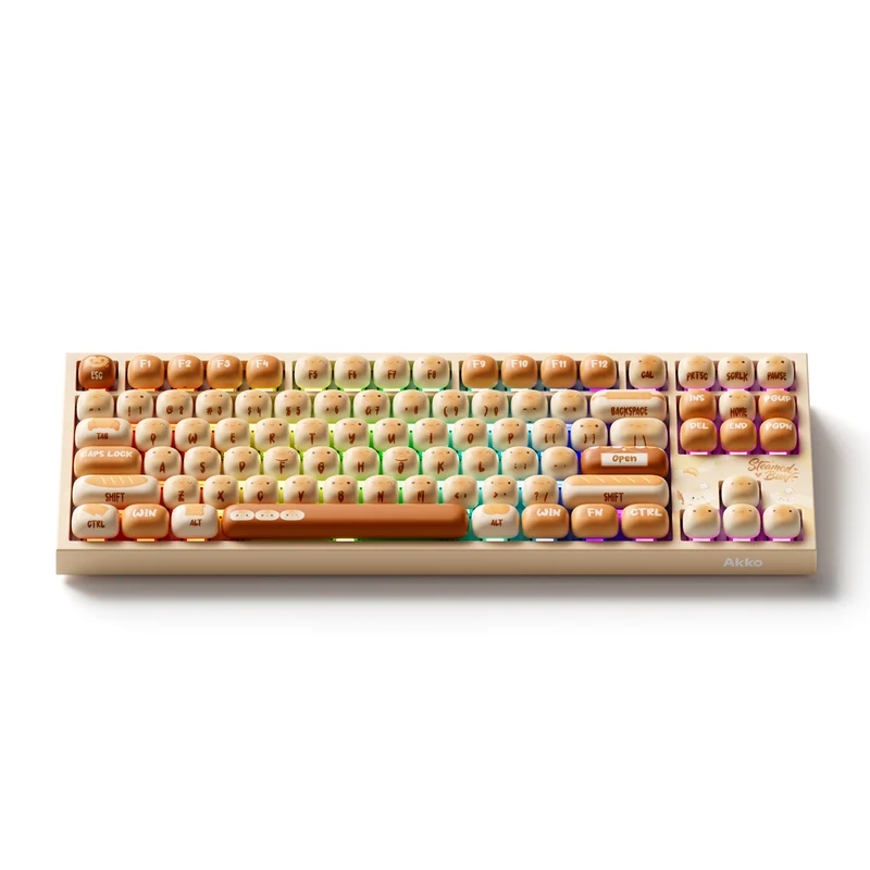 Akko 5087 V5 Bun Wonderland Multi-Mode RGB Hot-Swappable Mechanical Keyboard (Akko V3 Piano Pro Switch) (103-K064A-012)