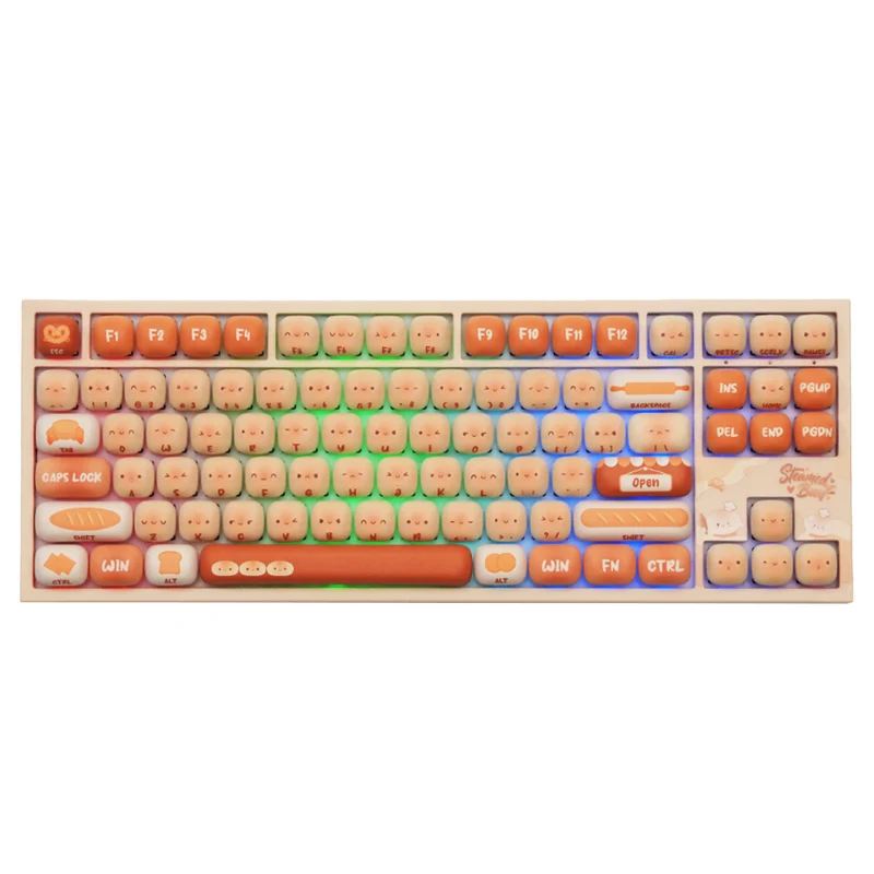 Akko 5087 V5 Bun Wonderland Multi-Mode RGB Hot-Swappable Mechanical Keyboard (Akko V3 Piano Pro Switch) (103-K064A-012)