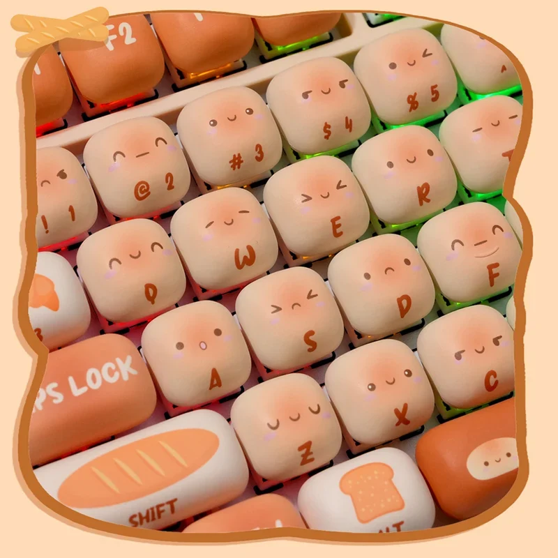 Akko 5087 V5 Bun Wonderland Multi-Mode RGB Hot-Swappable Mechanical Keyboard (Akko V3 Piano Pro Switch) (103-K064A-012)