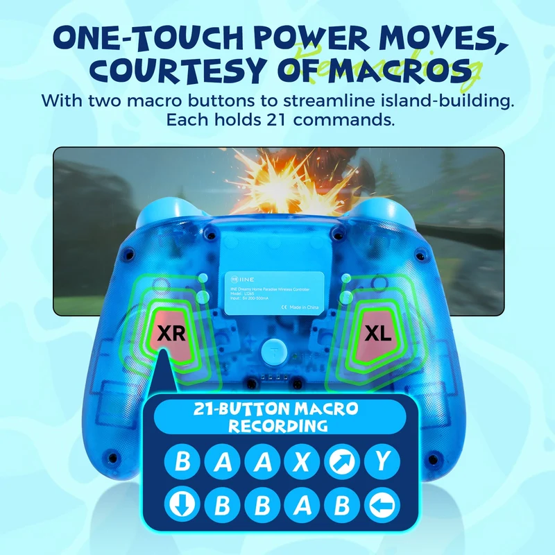 IINE Dreamy Home Paradise Wireless Controller for Nintendo Switch / Nintendo Switch 2 (L1265)