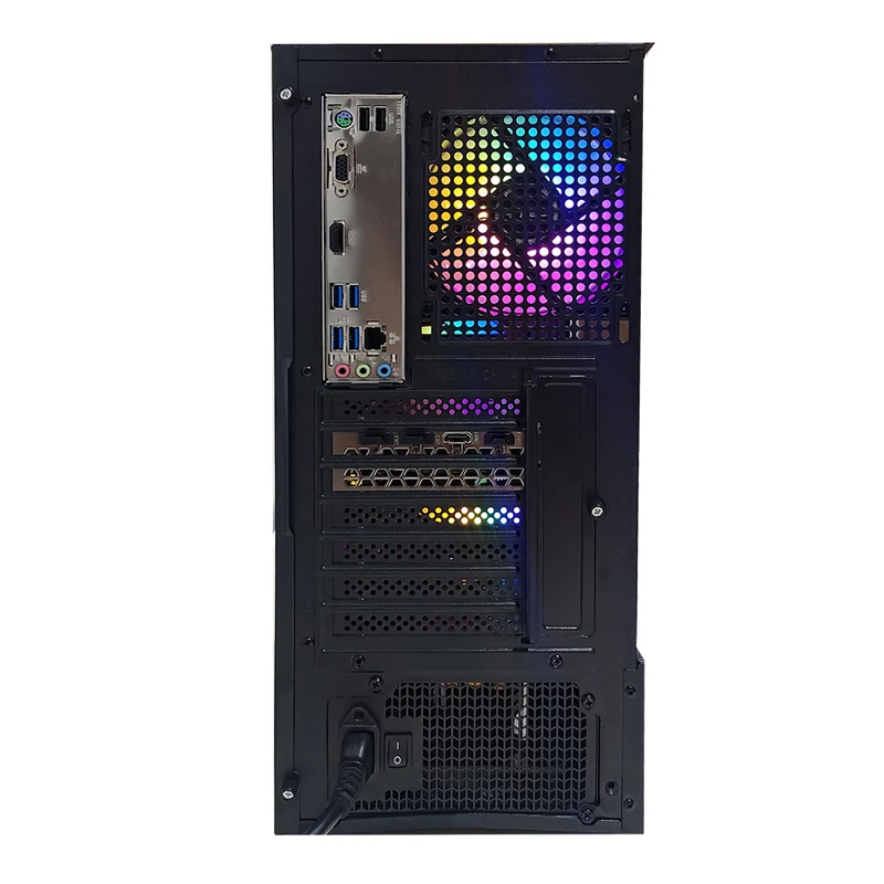 Alpha AX20 Black Desktop Gaming PC | AMD Ryzen 5 5500 | 16GB (2x8GB) RAM | 512GB SSD | RX 7600 | Windows 11 Pro