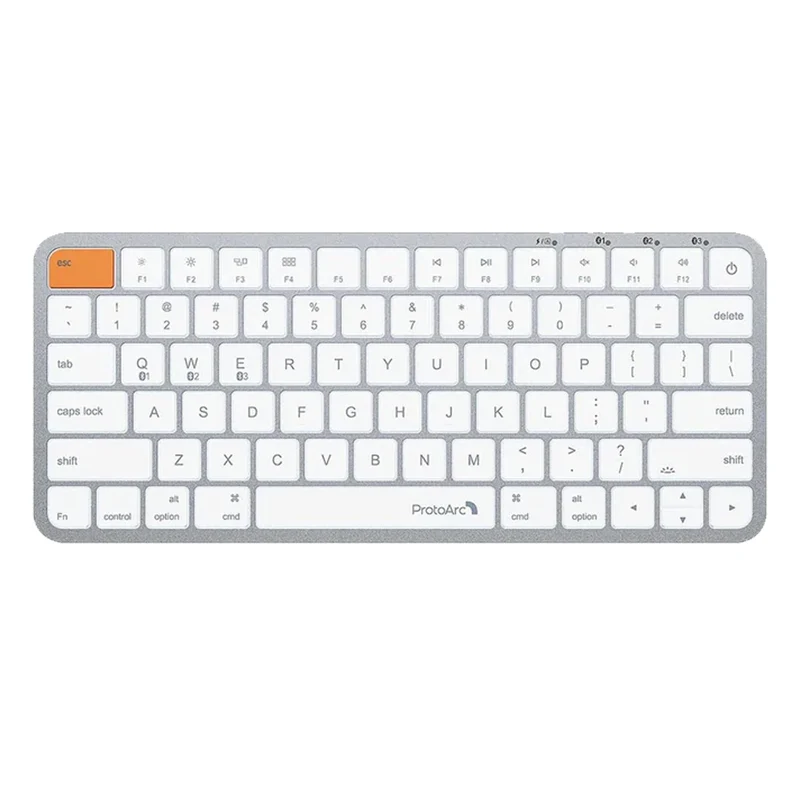 ProtoArc K90-A Multi-Device Backlit Bluetooth Mac Keyboard (White) (CP016500)