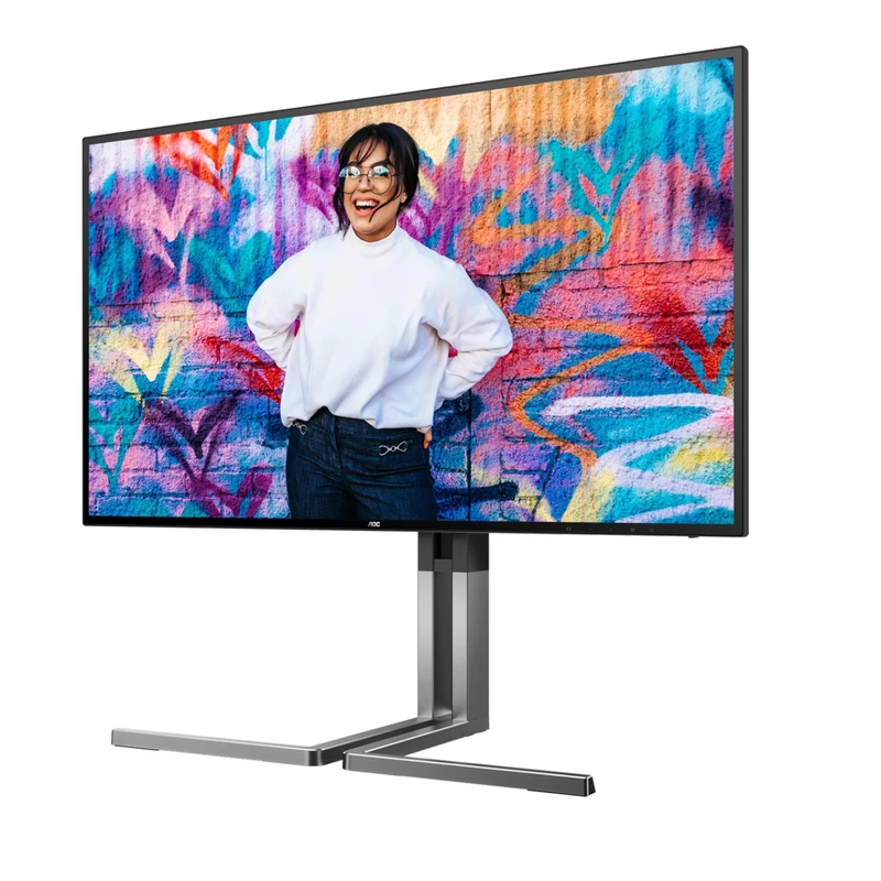 AOC Graphic Pro U27U3CV/71 27" 4K UHD (3840x2160) 60Hz 4ms GtG IPS Nano Color DISPLAYHDR 400 Adaptive Sync Monitor with Height / Tilt / Swivel / Pivot Adjustment