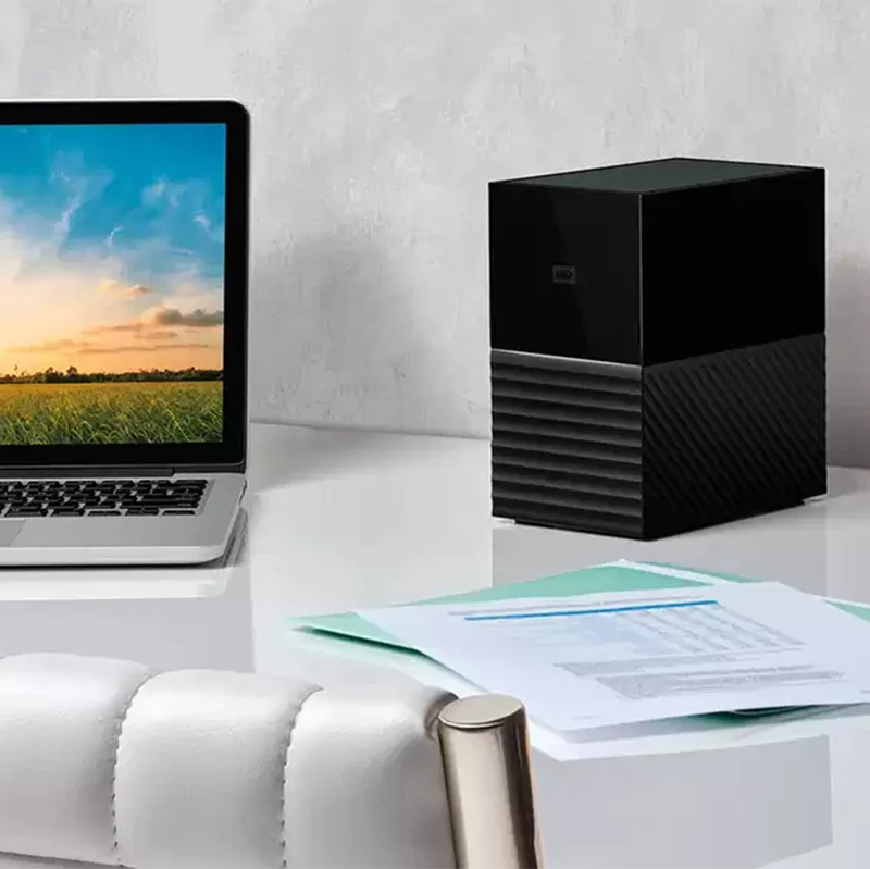 WD My Book Duo 44TB USB 3.2 Gen 1 USB-C/A 3.5" RAID Hard Drive (WDBFBE0440JBK-SESN)