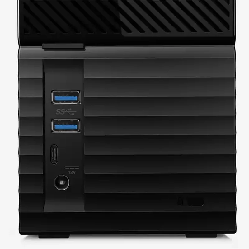 WD My Book Duo 44TB USB 3.2 Gen 1 USB-C/A 3.5" RAID Hard Drive (WDBFBE0440JBK-SESN)
