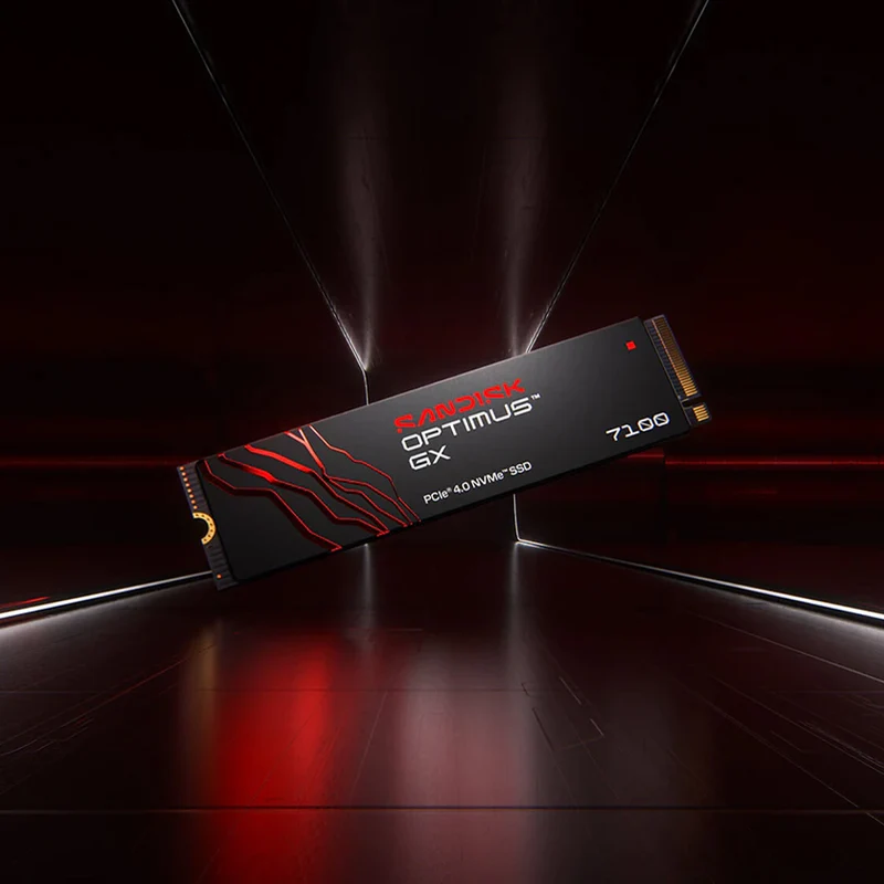 Sandisk Optimus GX 7100 500GB 6800MB/s Read M.2 2280 PCIe 4.0x4 NVMe SSD (SDSP71500GAN-000E0)