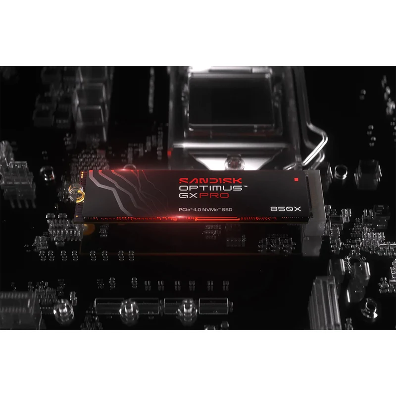 Sandisk Optimus GX Pro 850X 1TB 7300MB/s Read M.2 2280 PCIe 4.0x4 NVMe SSD - Without Heatsink (SDSP81100TAN-000E0)