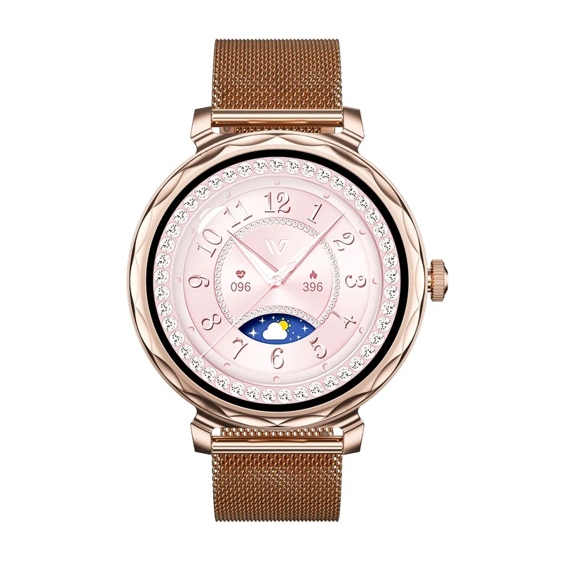 Weofly Lulu 2 Smartwatch (Silver, Gold) (WFLU879SL, WFLU879GD)