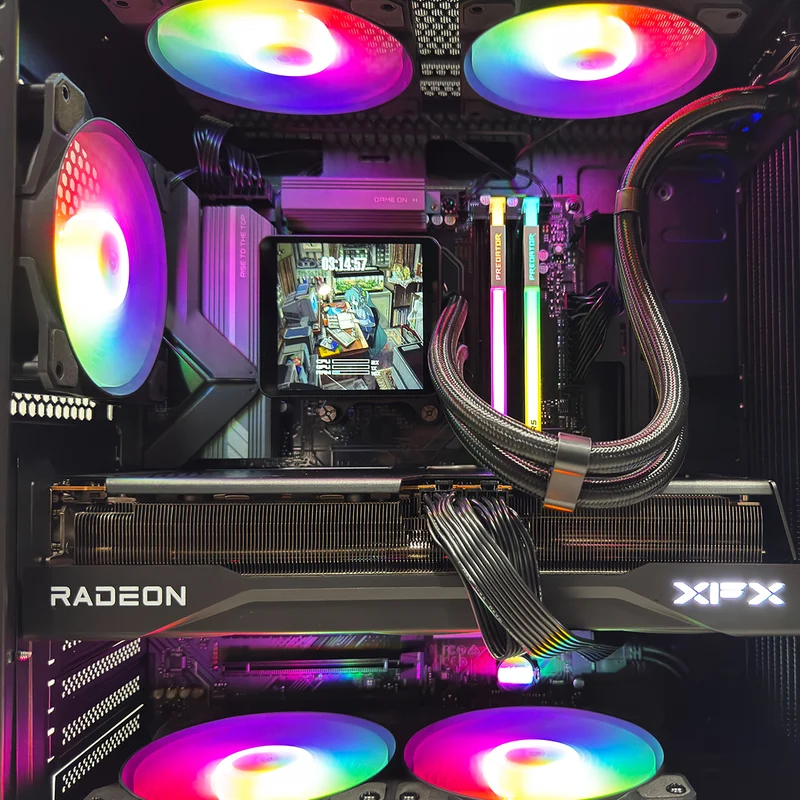 Optima MAG 120A Black Desktop Gaming PC | AMD Ryzen 7 7800X3D | 32GB (2x16GB) RAM | 1TB SSD | RX 9070 XT | Windows 11 Pro