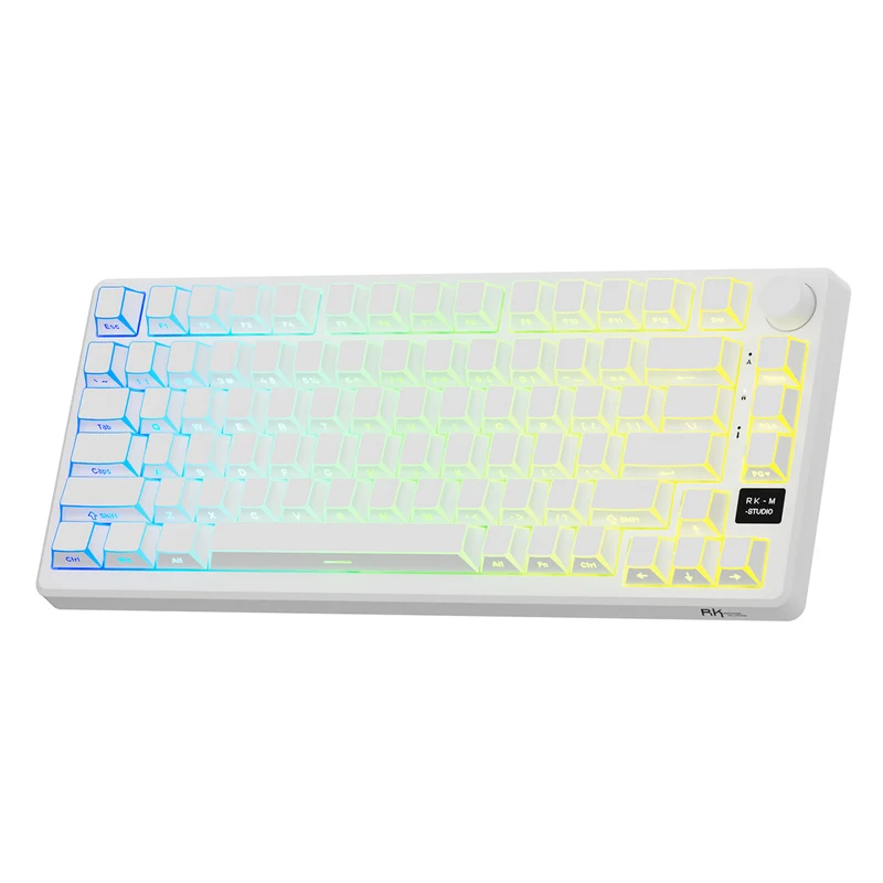 Royal Kludge RK-M75 HE RGB 81 Keys Hot-Swappable Mechanical Keyboard Frame Aurora (Mint Switch)