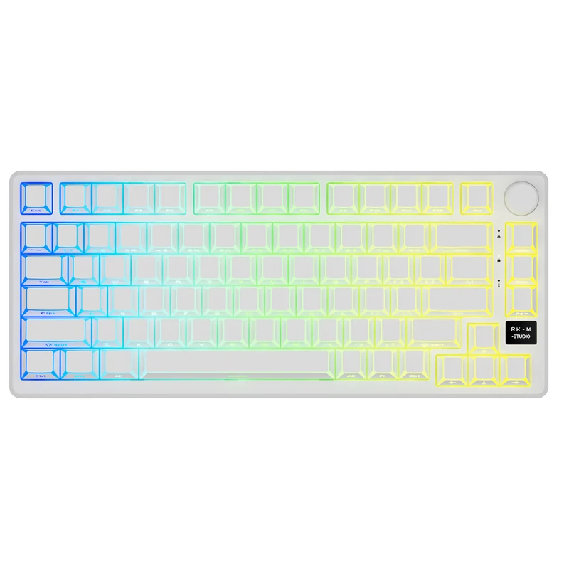 Royal Kludge RK-M75 HE RGB 81 Keys Hot-Swappable Mechanical Keyboard Frame Aurora (Mint Switch)