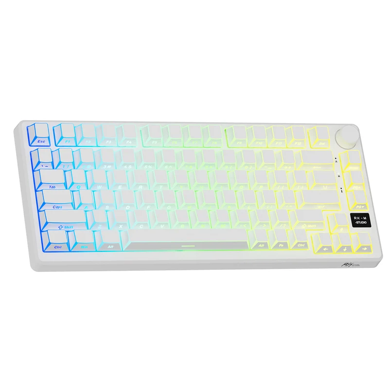Royal Kludge RK-M75 HE RGB 81 Keys Hot-Swappable Mechanical Keyboard Frame Aurora (Mint Switch)