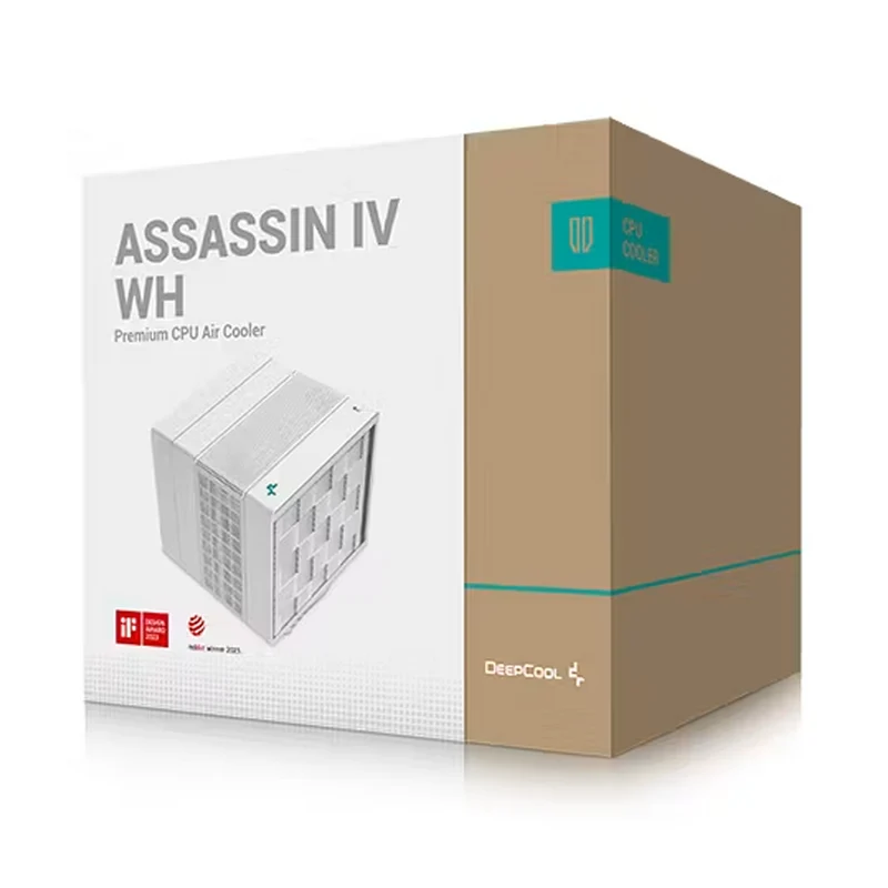 DeepCool Assassin IV WH Premium CPU Air Cooler (White) (R-ASN4-WHNNMT-G)