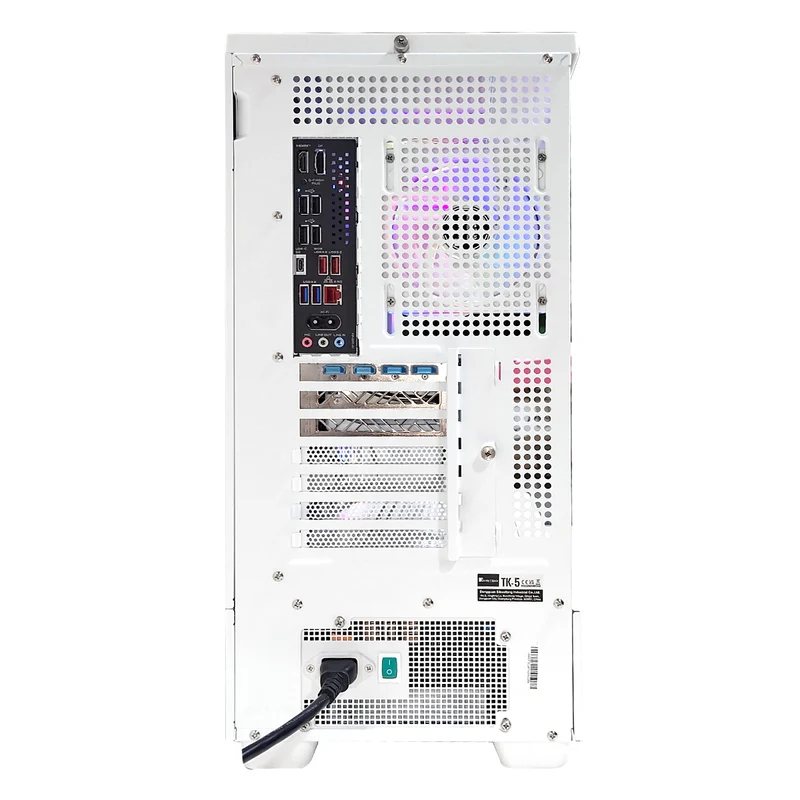 Optima TK5 White Desktop Gaming PC | AMD Ryzen 7 9700X | 32GB (2x16) RAM | 1TB SSD | RX 9070 XT| Windows 11 Pro