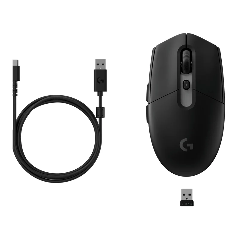 Logitech G304 X Superlight Lightspeed Wireless Gaming Mouse (Black, White)