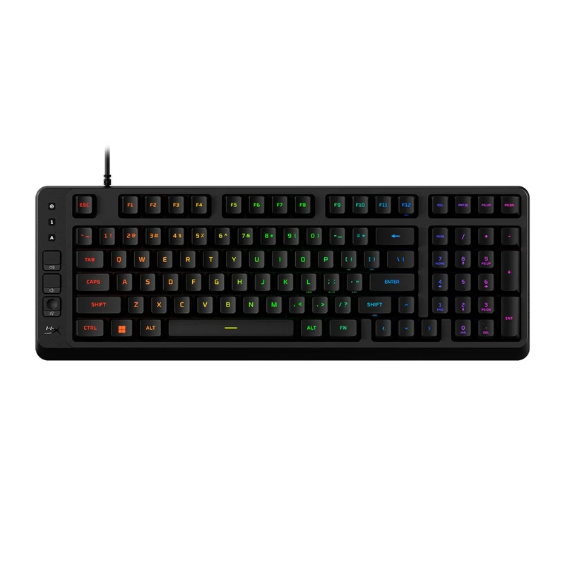 HyperX Eve 1800 Customizable RGB Profiles Wired Mechanical Gaming Keyboard (Black) (Membrane Switches) (B7JE0AA)