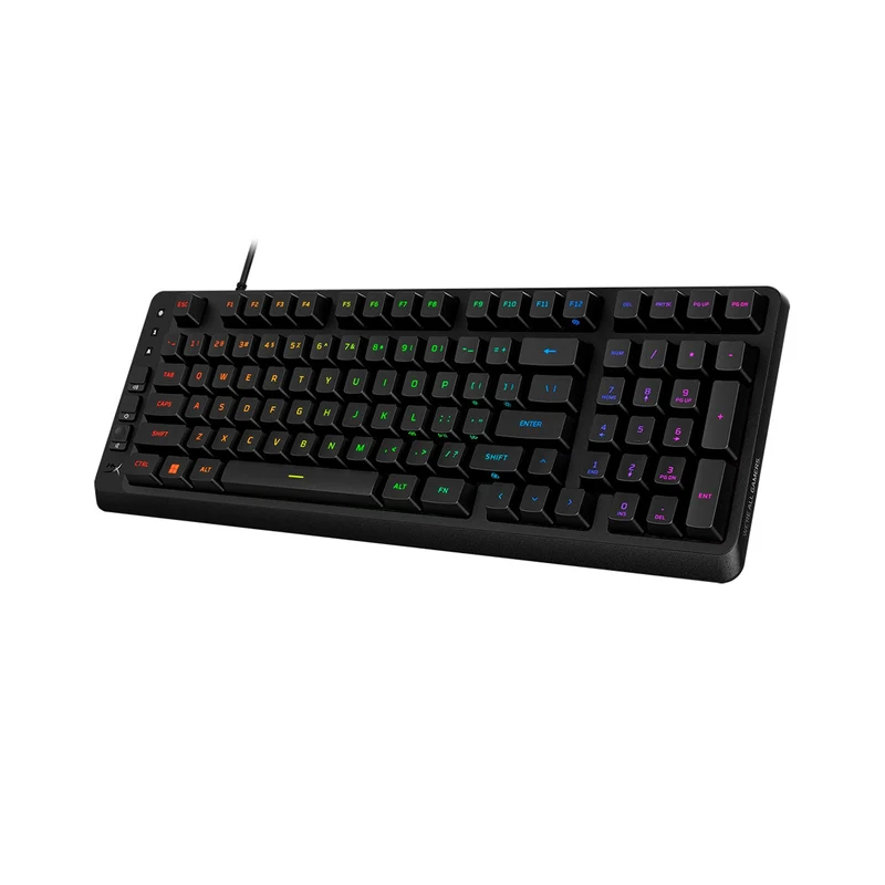 HyperX Eve 1800 Customizable RGB Profiles Wired Mechanical Gaming Keyboard (Black) (Membrane Switches) (B7JE0AA)