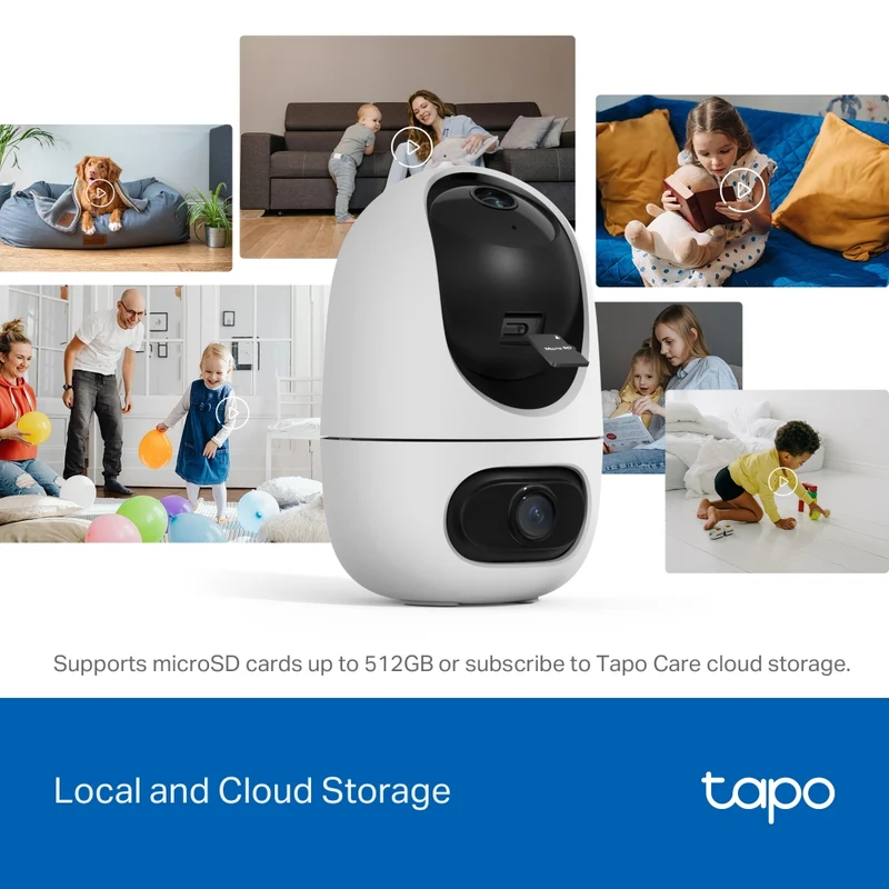 TP-Link Tapo C245D Indoor Dual Lense Pan/Tilt Security Camera
