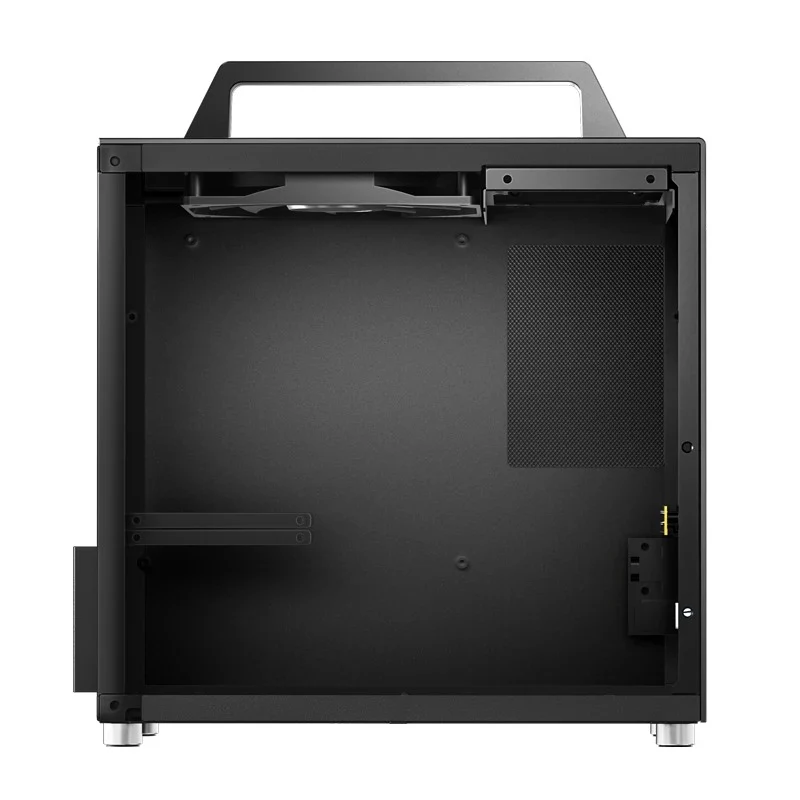 Jonsbo T8 Plus ITX Computer Case (Black, Silver)