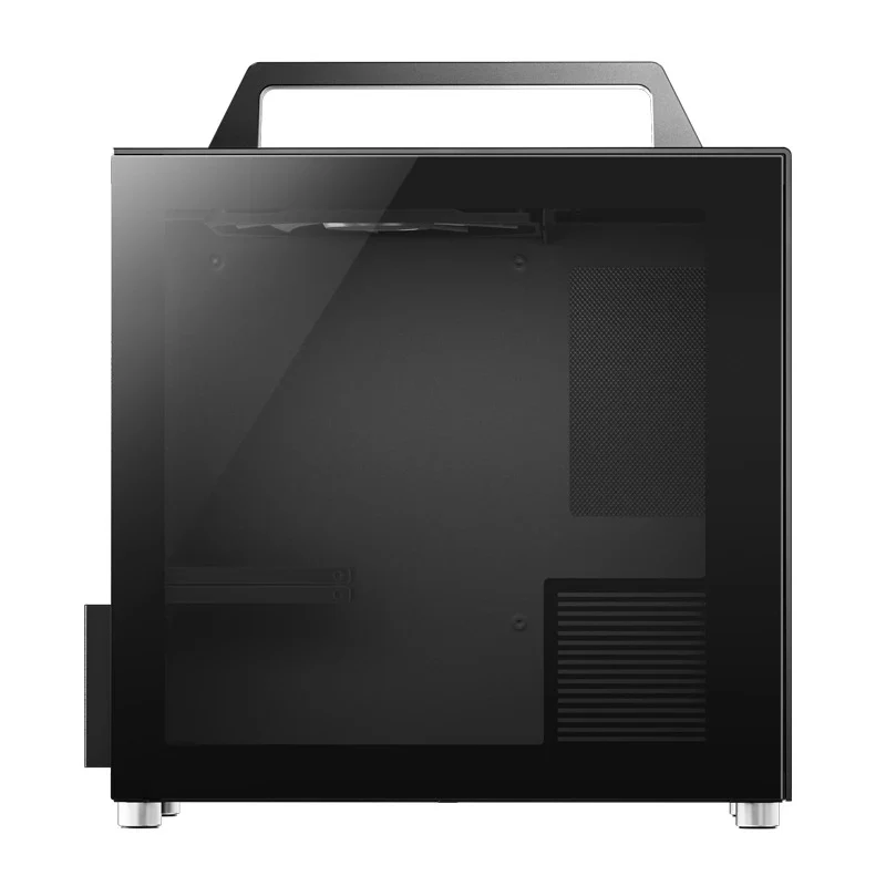 Jonsbo T8 Plus ITX Computer Case (Black, Silver)