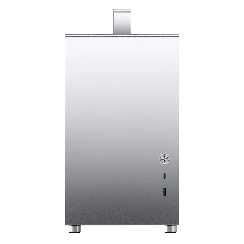 Jonsbo T8 Plus ITX Computer Case (Black, Silver)