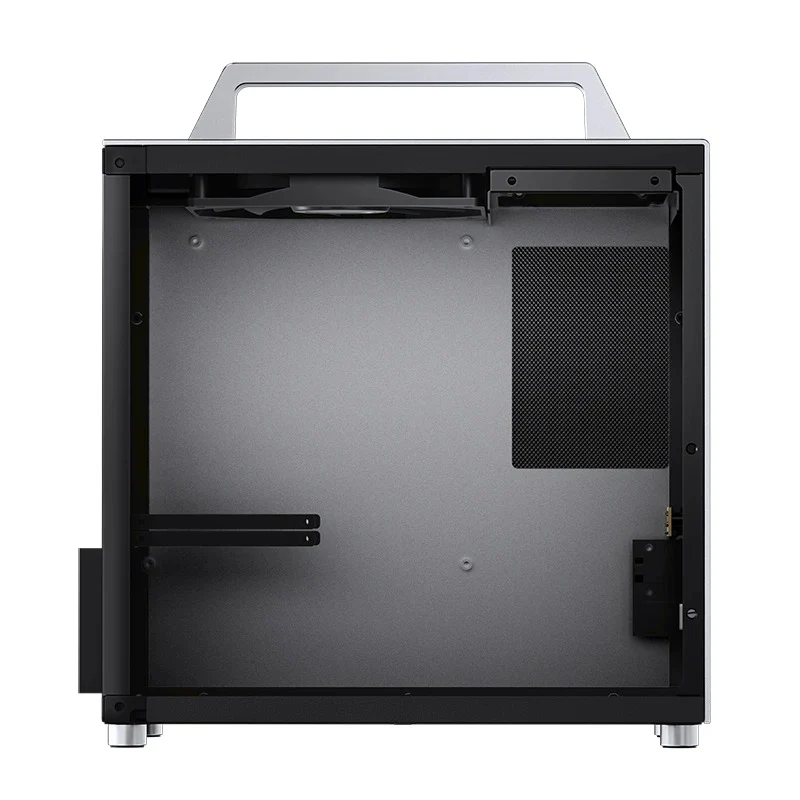 Jonsbo T8 Plus ITX Computer Case (Black, Silver)