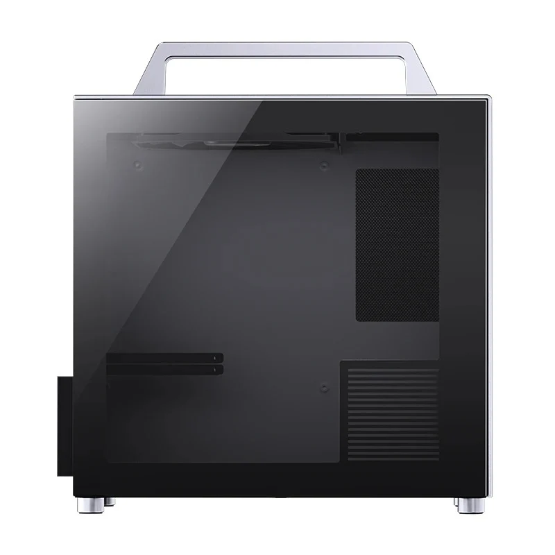 Jonsbo T8 Plus ITX Computer Case (Black, Silver)