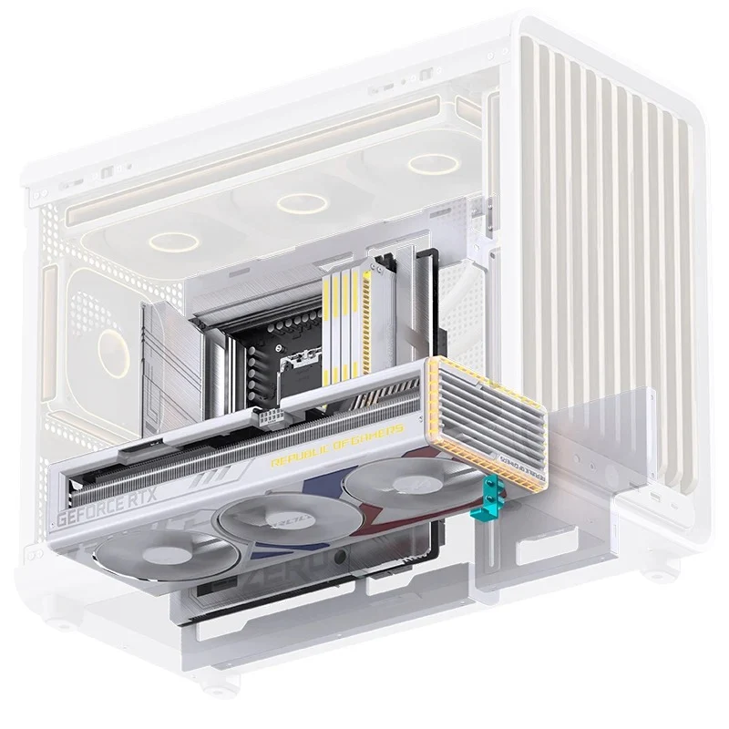 Jonsbo D33 Wood M-ATX Computer Case (Black, White)