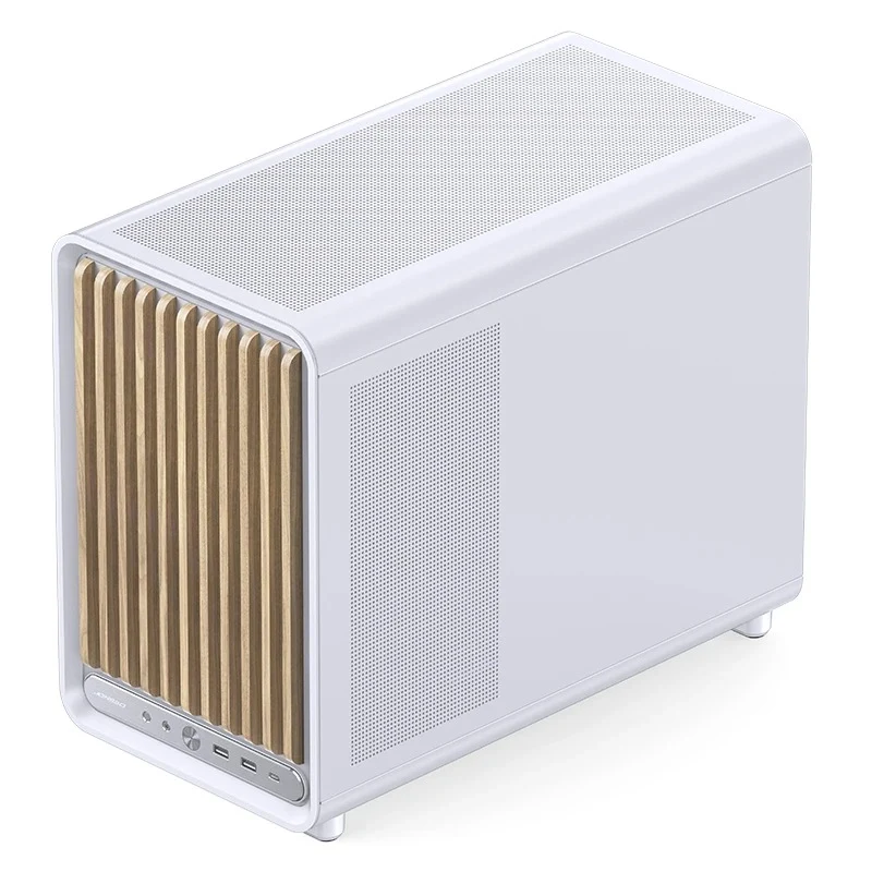 Jonsbo D33 Wood M-ATX Computer Case (Black, White)