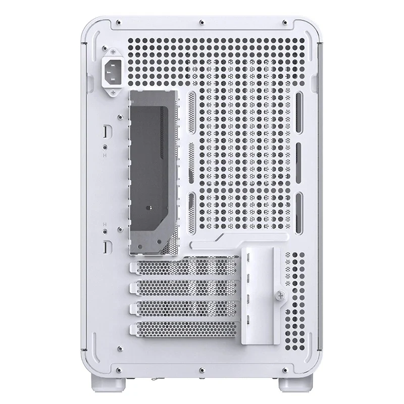 Jonsbo D33 Wood M-ATX Computer Case (Black, White)