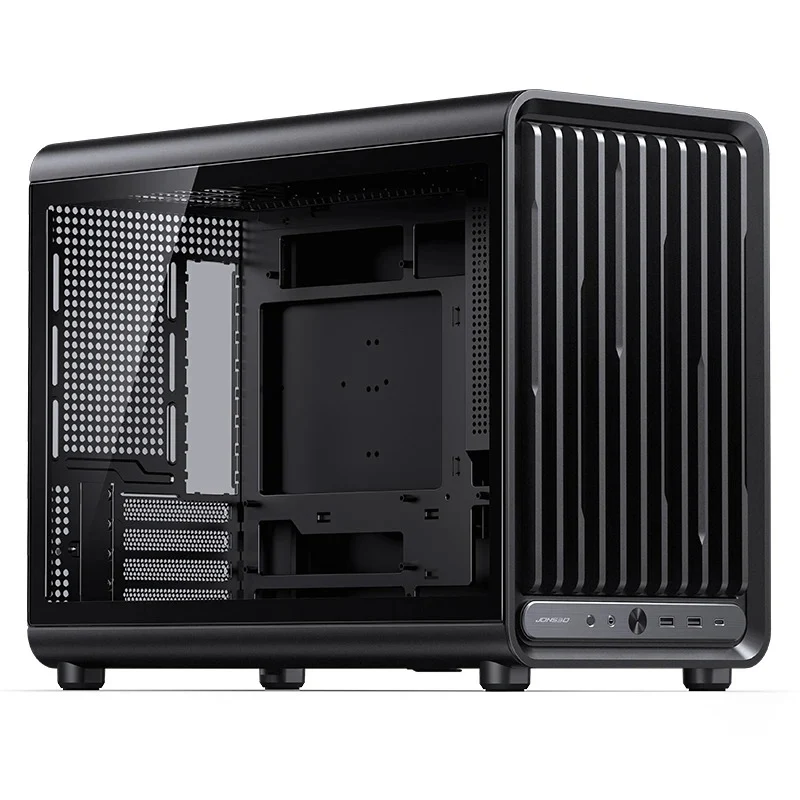 Jonsbo D33 M-ATX Computer Case (Black, White)