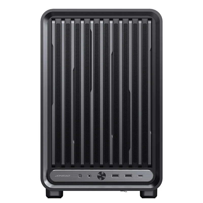 Jonsbo D33 M-ATX Computer Case (Black, White)