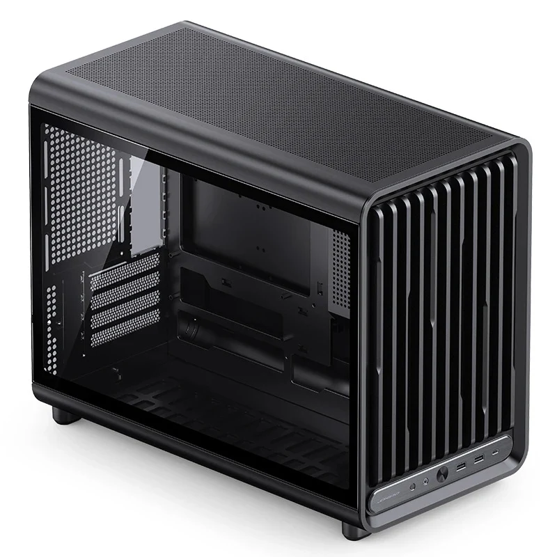 Jonsbo D33 M-ATX Computer Case (Black, White)