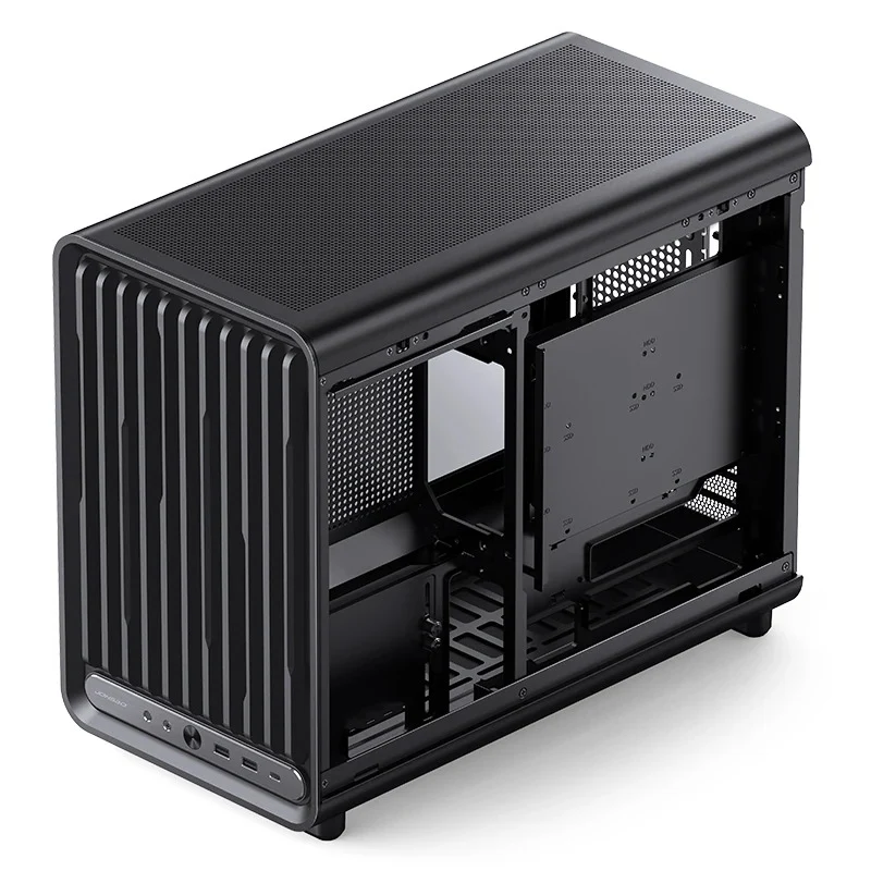 Jonsbo D33 M-ATX Computer Case (Black, White)