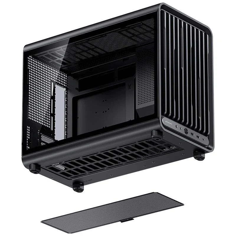 Jonsbo D33 M-ATX Computer Case (Black, White)