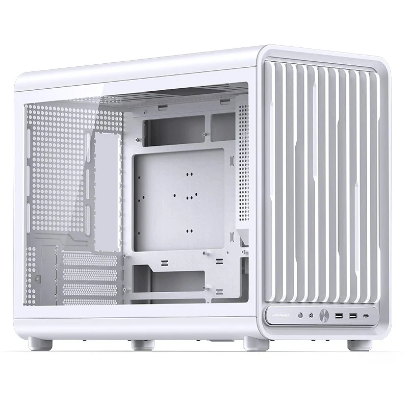 Jonsbo D33 M-ATX Computer Case (Black, White)