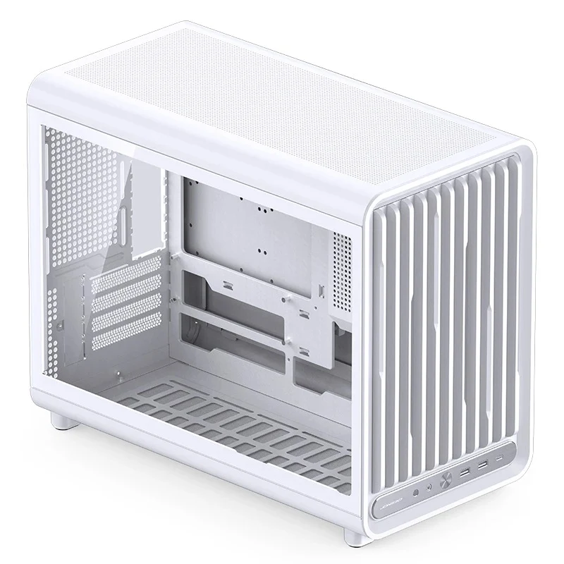 Jonsbo D33 M-ATX Computer Case (Black, White)