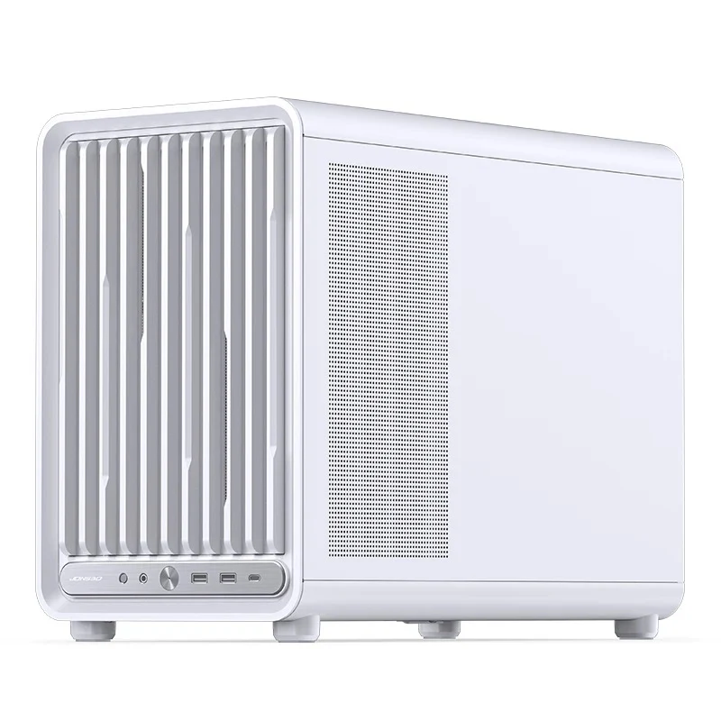 Jonsbo D33 M-ATX Computer Case (Black, White)