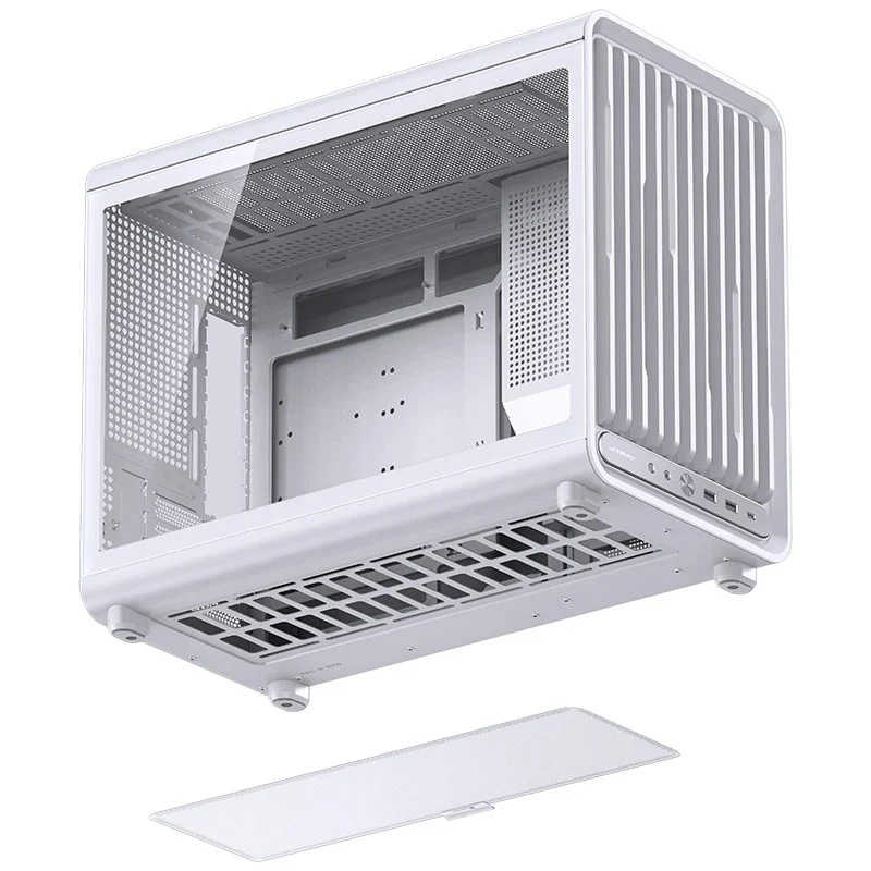 Jonsbo D33 M-ATX Computer Case (Black, White)